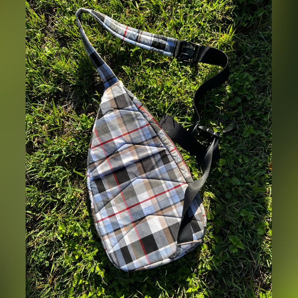 Vera Bradley Essential Sling Backpack in “Perfectly Plaid”